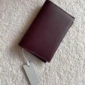 COS Small Burgundy Wallet